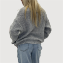 cardigan con bottoni cuoricini